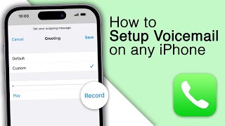 How to Setup Voicemail on any iPhone! [2024]