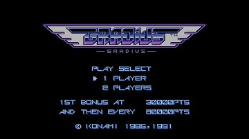GRADIUS (グラディウス). [PC Engine - HUCARD]. 1CC. No Death. 60Fps.