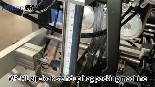 WILPAC WP-ML SERIES ZIP LOCK STANDUP BAG PACKING