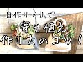 【多肉寄せ植え】自作リメ缶バックに多肉を寄せ植え