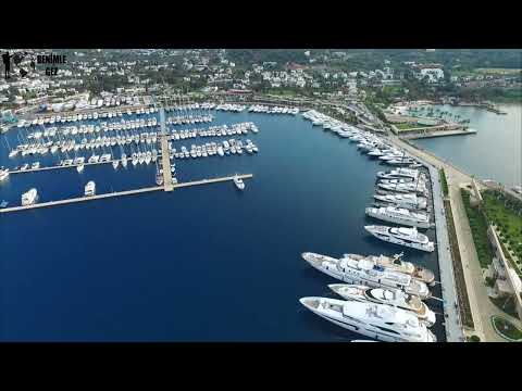 Yalıkavak Marina Bodrum. Yalıkavak Walking Tour Muğla Türkiye.