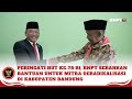 Upacara hut ke78 ri di kabupaten bandung dan penyerahan bantuan untuk mitra deradikalisasi