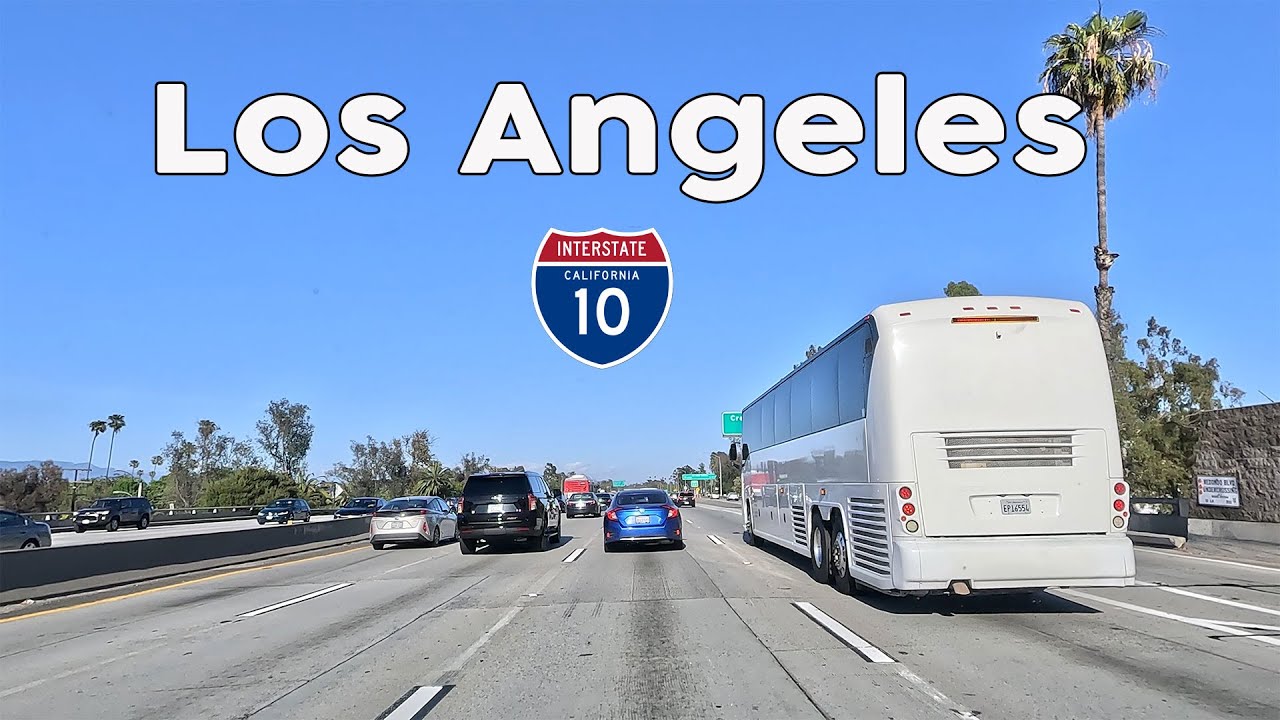 Freeway Tour Interstate I-10 East Freeway: An Epic Road Trip Through Los Angeles ...