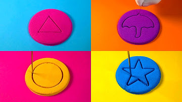 #103 Very Satisfying And Relaxing Sand ASMR Squid Game Cookie Challenge Compilation