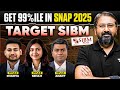 SNAP 2025 Strategy to 99%ile &amp; Get Into SIBM Pune!