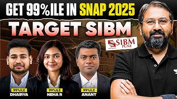 SNAP 2025 Strategy to 99%ile & Get Into SIBM Pune!
