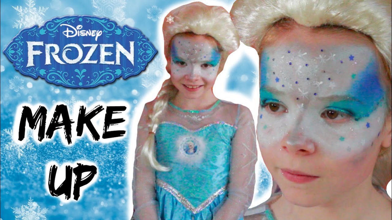Tuto make up Frozen, Reine des Neiges - YouTube