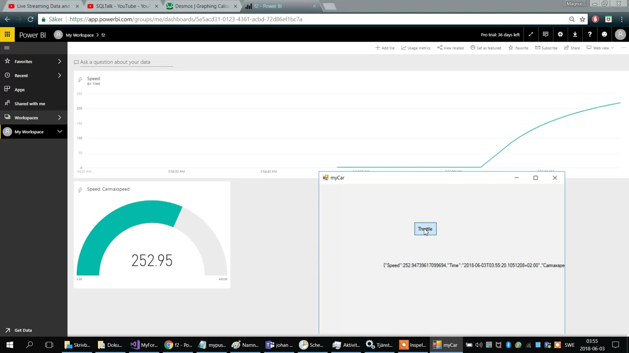 Power Bi Real Time Stream , Visualize real-time data with Azure Stream ...