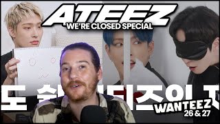 When The ATEEZ Staff Quit?? 😳 [ATEEZ: WANTEEZ Ep. 26 & 27 [We're Closed Special] | REACTION