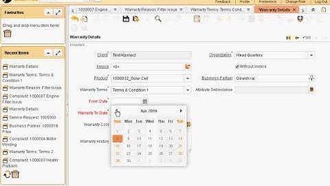 Konnect ERP - Service flow