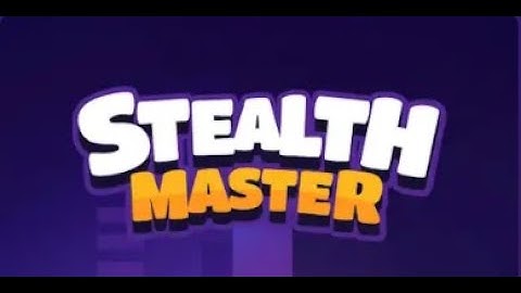 I Played Stealth Master for the First Time