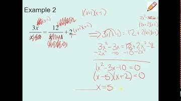 Unit 8:  Solving Rational Equations Day 2