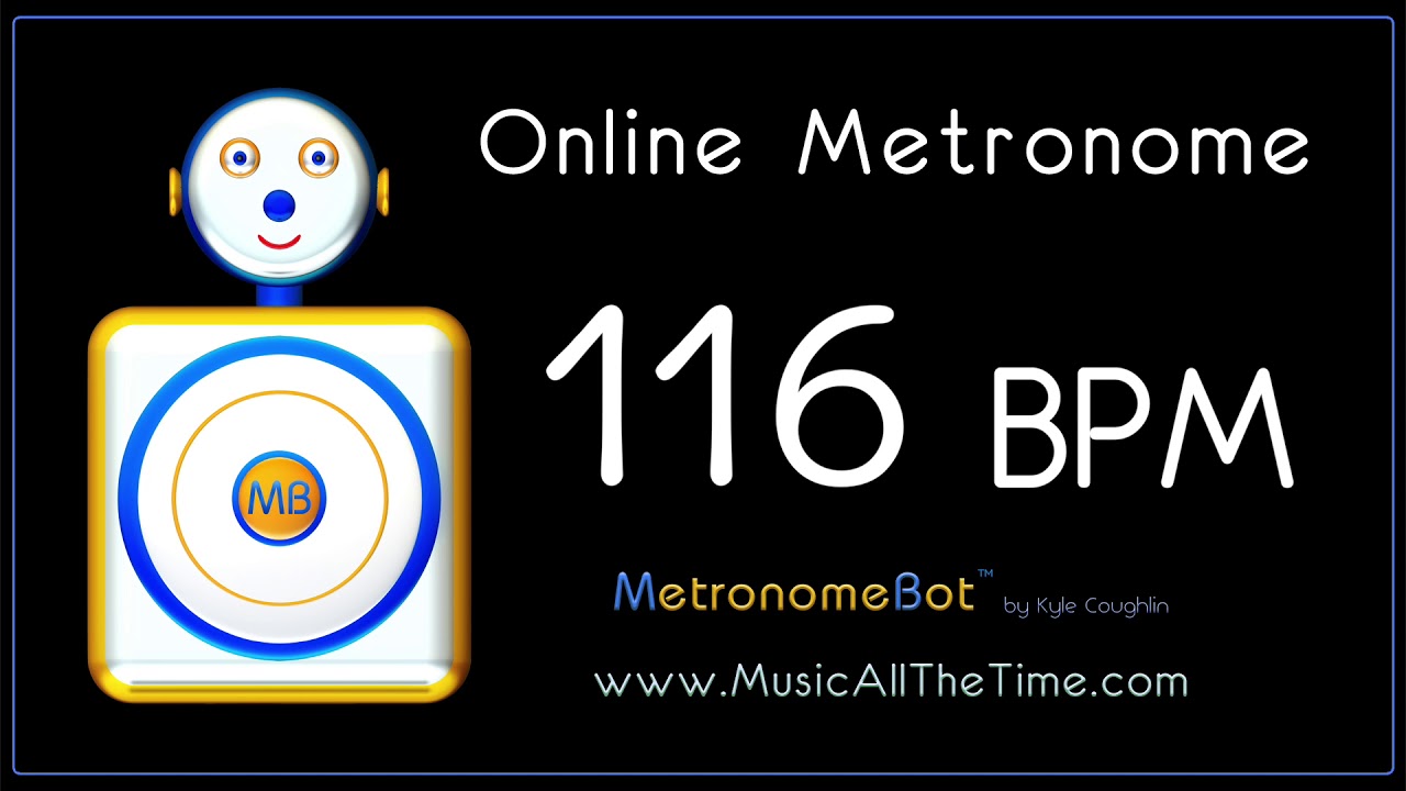 Online Metronome at 116 Beats Per Minute