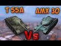 НА ЗАБИВ#25 | Какой ПРЕМ 9 лвл ЛУЧШИЙ | Т 55А или AMX 30 1er prot. | WoT Blitz | Zlobina Liza