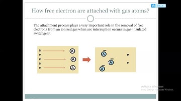 Electron attachment property in insulating gases ( Attachment Collision)