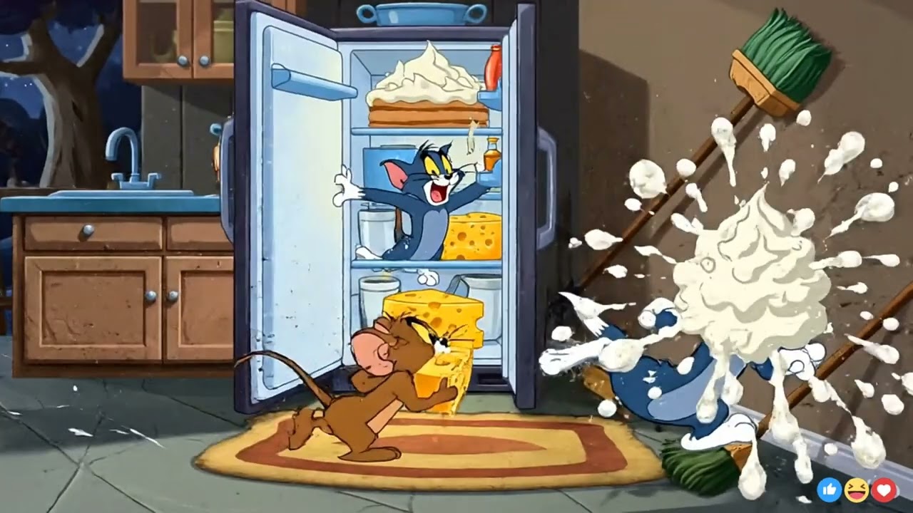 Tom & Jerry Chase Scene 😆 | Funny Cartoon Clip