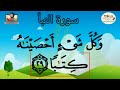 Apprendre sourate 78 annaba  tape par tape