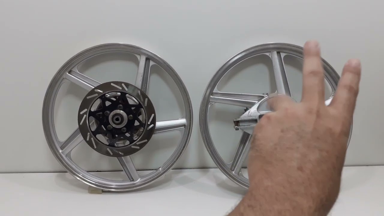 PAR DE RODAS SHINERAY MAX 150 POR R$700,00 NO GUARANI AUTO PEÇAS