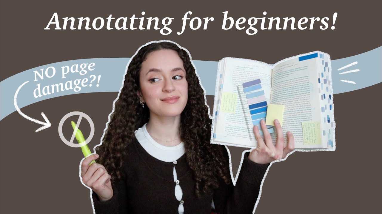 How To Annotate Books - Supplies and Easy Ideas! 