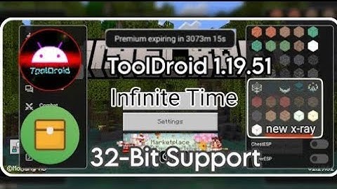Tooldroid 1.19.51+|32bit fixed|server working|All fixed
