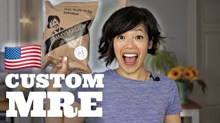 CUSTOM Meal Ready-to-Eat with my face on it | PEPPERONI PIZZA! Emmymade Exclusive U.S. MRE Ration