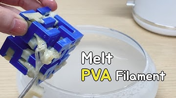 PVA filament test with Artist D pro 3D printer