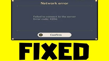 How to FIX Error Code: 4206 | Genshin Impact