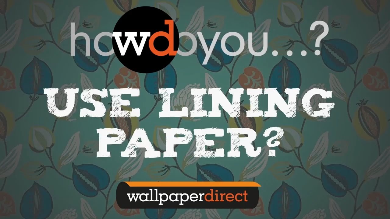 How to: apply wallpaper lining using wall size adhesive