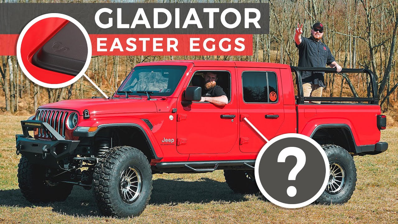 Hidden Easter Eggs on the Jeep Gladiator! - YouTube