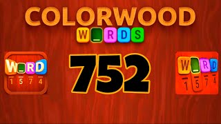 COLORWOOD WORDS Cryptogram level 752
