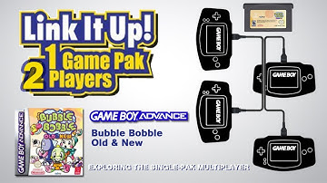 GBA Single-Pak Link - Bubble Bobble Old and New (play the first 12 stages in a continuing loop)