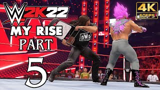 WWE 2K22 MyRise Walkthrough PART 5 (PS5) Gameplay No Commentary @ 4K 60ᶠᵖˢ ✔