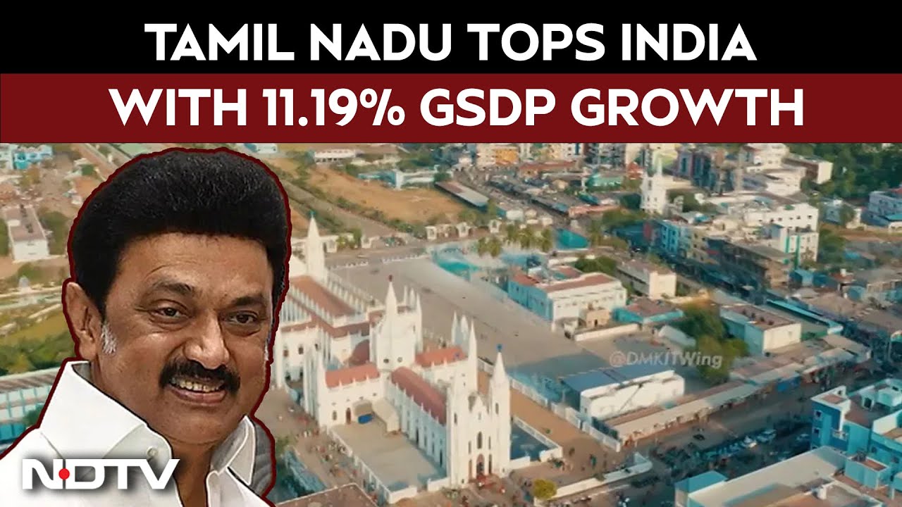 Tamil Nadu Tops India With 11.19% GSDP Growth