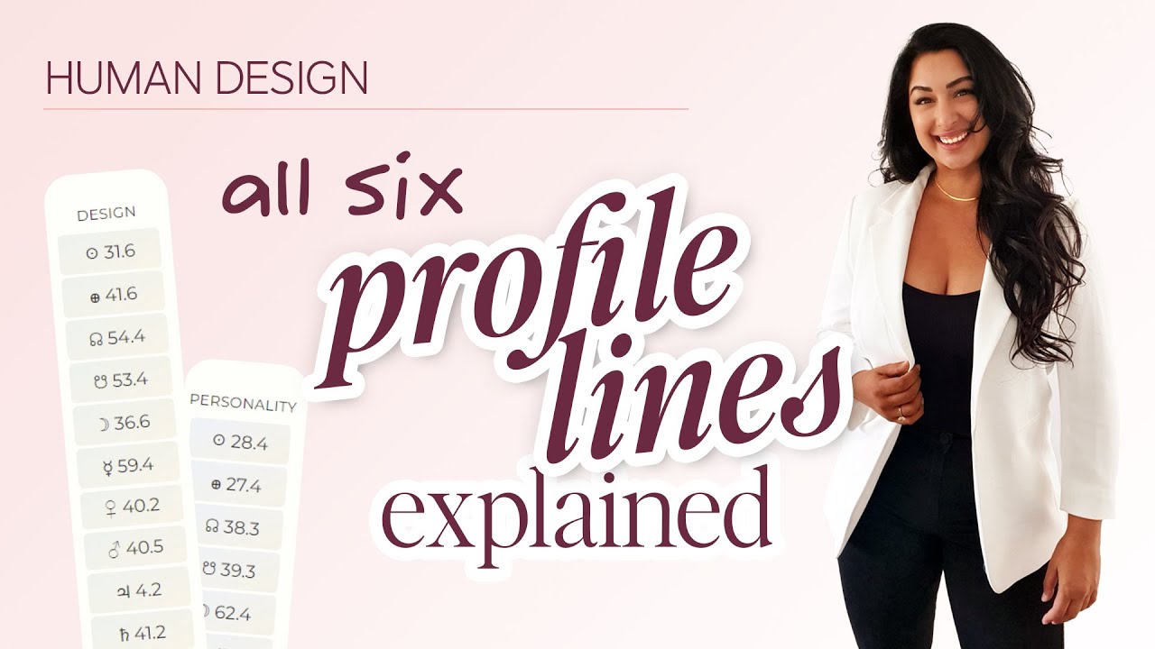Human Design - ALL SIX individual profile lines explained - YouTube