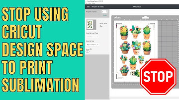 Why you should not print Sublimation designs from Cricut Design Space  Inkscape & Canva alternative