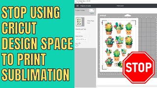 Why you should not print Sublimation designs from Cricut Design Space  Inkscape & Canva alternative