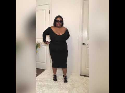 long sleeve long black dress