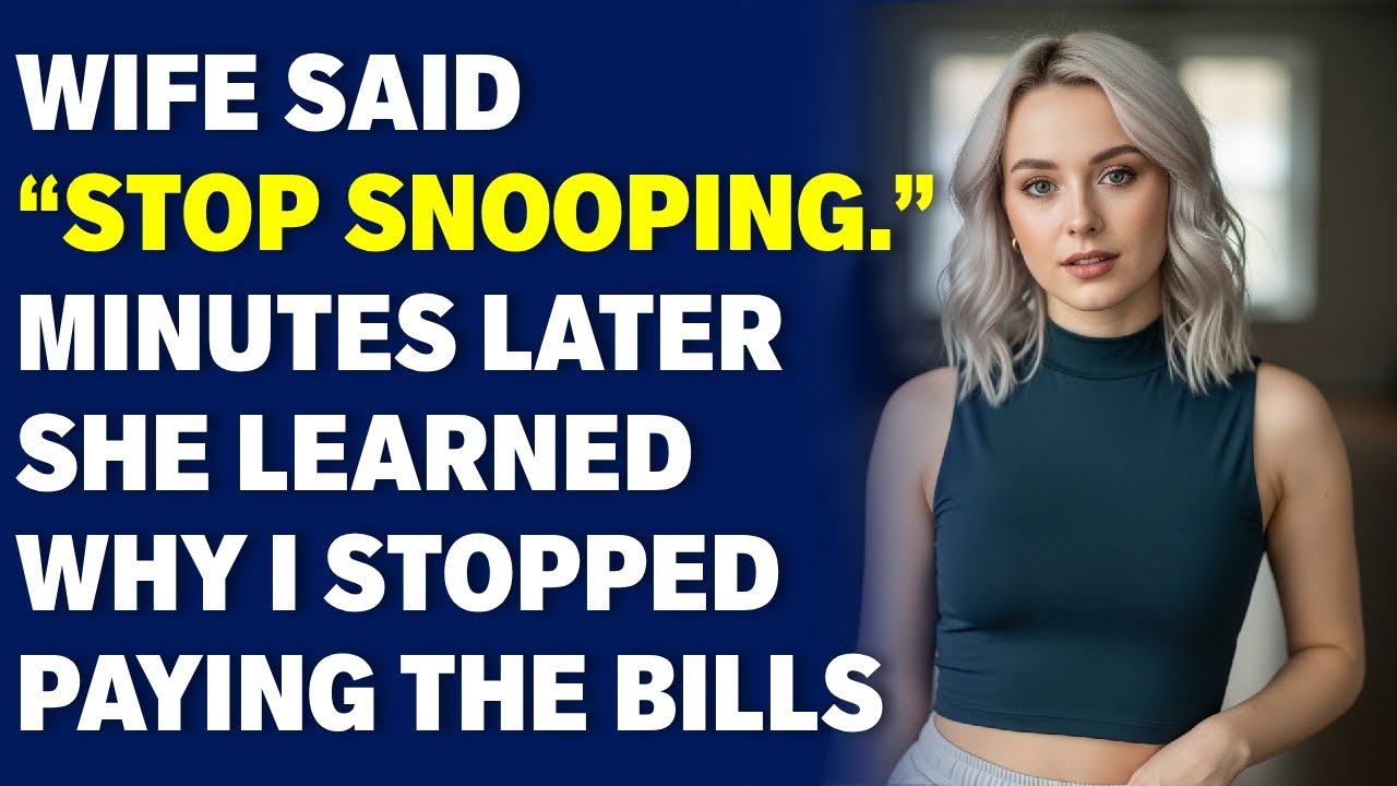 Жена сказала: «Перестань шпионить». Через несколько минут она узнала, почему я перестал платить п...