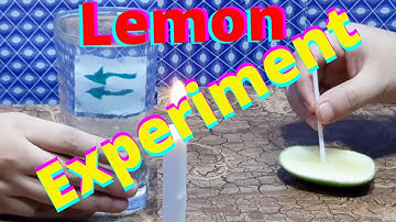Lemon experiment #magic of science #easy 2 science experiment