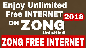 Zong free internet 2018 working method 100% working