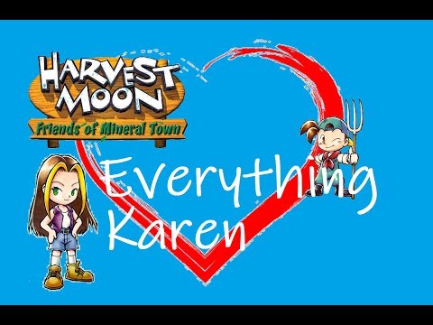 HARVEST MOON FOMT : KAREN - ALL EVENTS (HEARTS, MARRIAGE, BABY, ANNIVERSARY, ETC.)