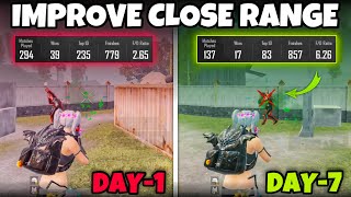 HOW I IMPROVED MY CLOSE RANGE IN 7 DAYS IN BGMI🔥Mew2.