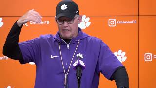 Tom Allen talks Elliot Washington early impact, where Clemson defense stands in Year 2