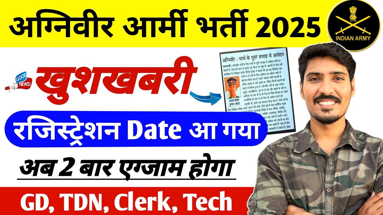 Agniveer Registration Date 2026 Army
