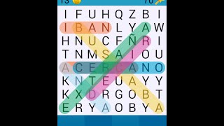 Juego de Sopa de Letras para Android screenshot 5