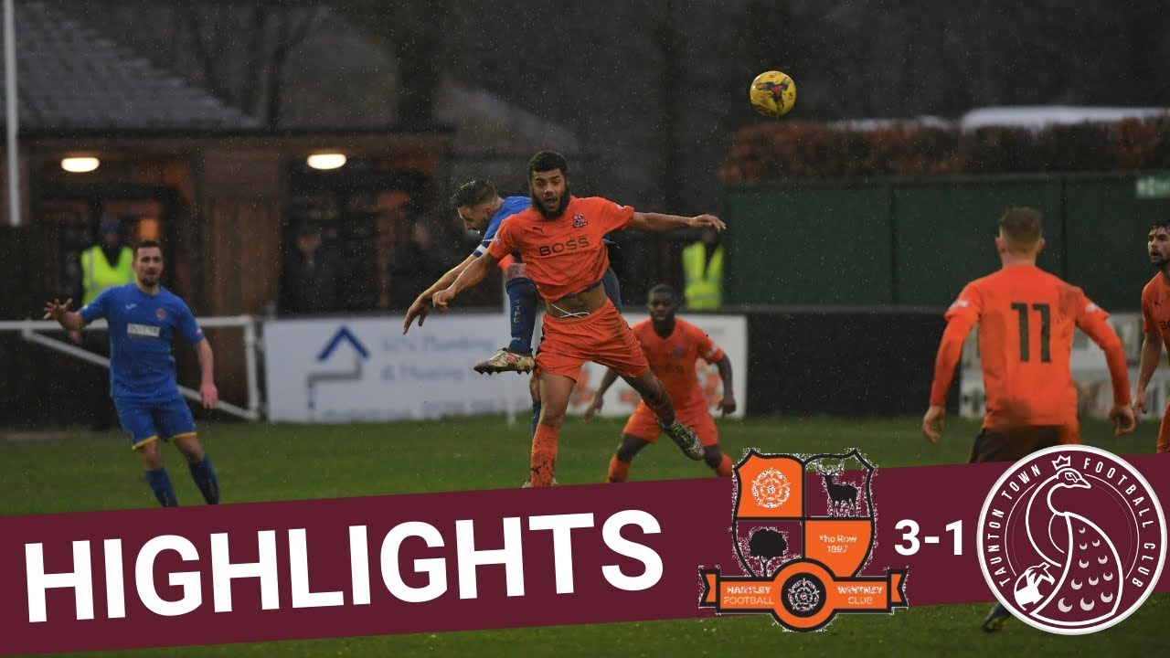 Extended Highlights Hartley Wintney 31 Taunton Town YouTube
