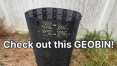 GEOBIN® Composter Review Part 1 #geobin #composter #composting