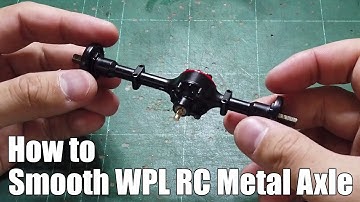 WPL RC Build Tips #1 - Building Rear Metal Axle