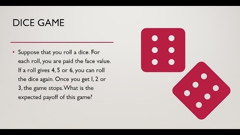 probability interview question:  Dice game