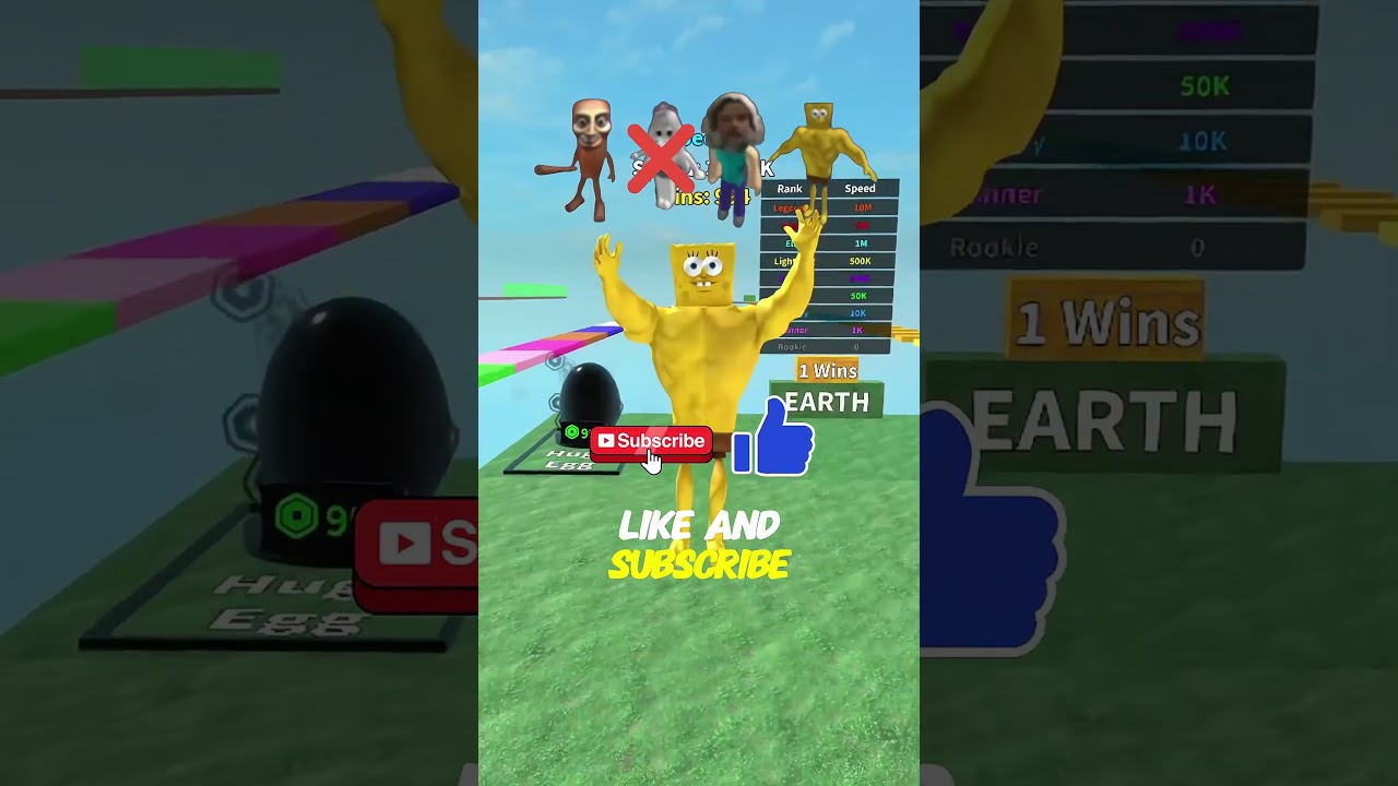 Roblox character vs speed challenge 🤣